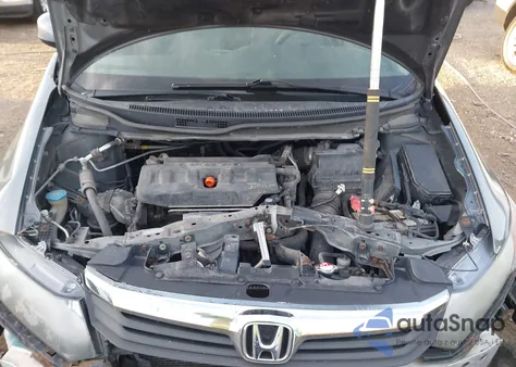 2012 Honda Civic Lx из США, поврежденный, VIN 19XFB2F5XCE094371